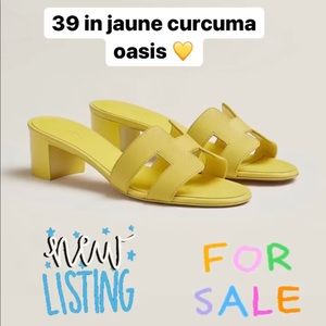 Hermes Oasis in Jaune Curcuma